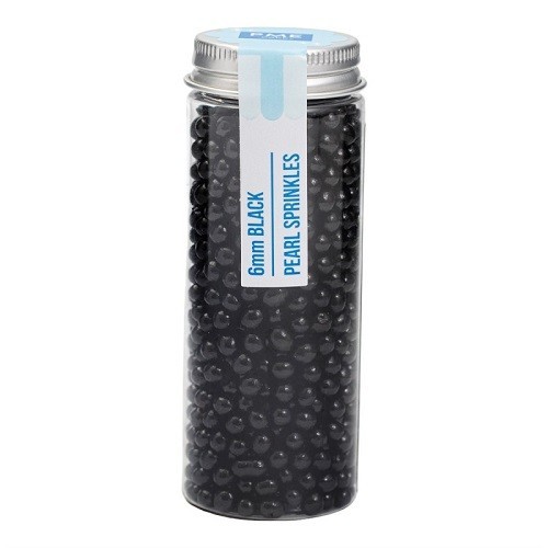 PME Pearl Sprinkles - 6mm Black 60g