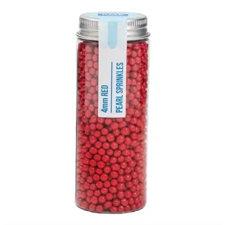 PME Pearl Sprinkles Rot 4mm 74g | Rote Zuckerperlen kaufen Schweiz