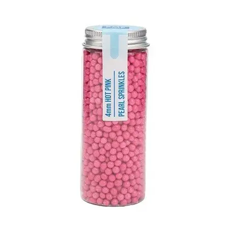 PME Pearl Sprinkles Pink 4mm 74g | Rosa Zuckerperlen kaufen Schweiz