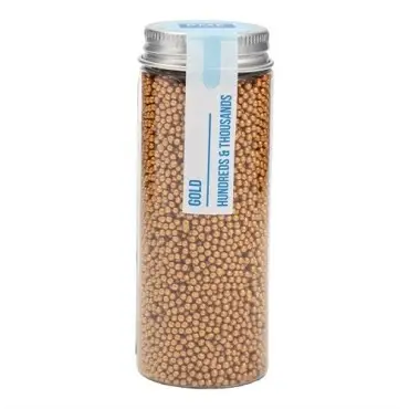 PME Hundreds & Thousands Gold 86g | Goldene Nonpareilles kaufen Schweiz