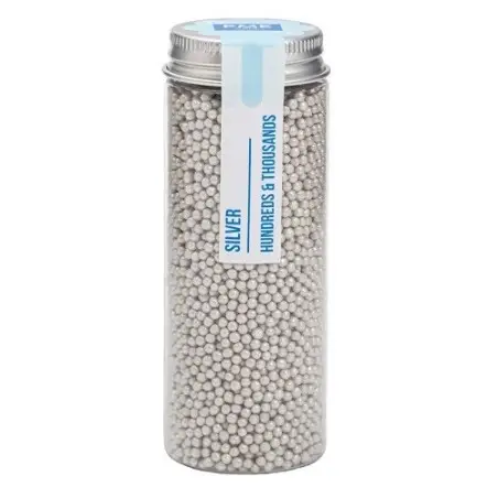 PME Hundreds & Thousands Silver 86g | Silberne Nonpareilles kaufen Schweiz