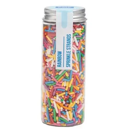PME Sprinkle Strands Rainbow 75g | Bunte Zuckerstreusel kaufen