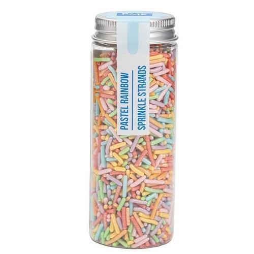 PME Sprinkle Strands - Pastel Rainbow 75g