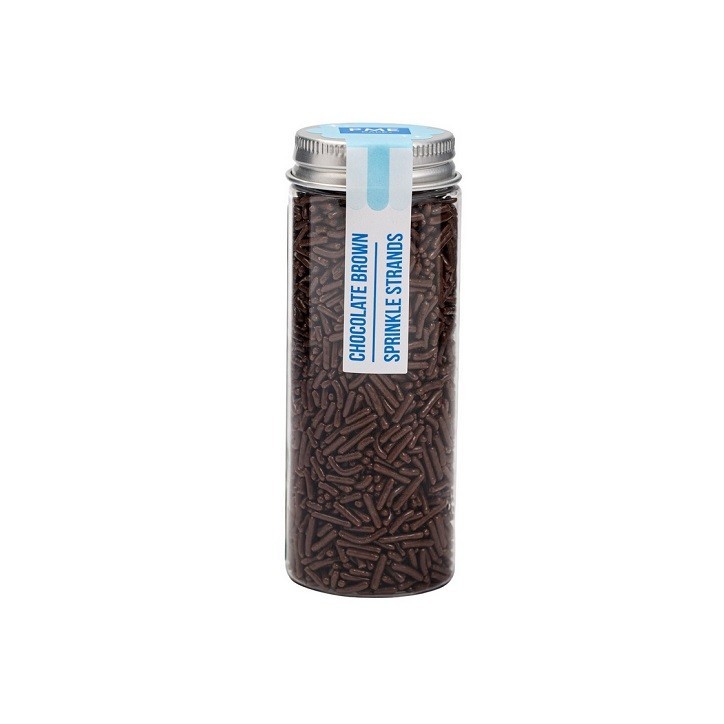 PME Sprinkle Strands Chocolate Brown 75g | Schokoladenbraune Zuckerstreusel