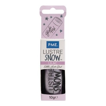 PME Edible Lustre Snow Lilac 10g | Essbares Glanzpulver Lila