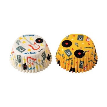 Decora Let's Rock Cupcake Cases 36 Pieces