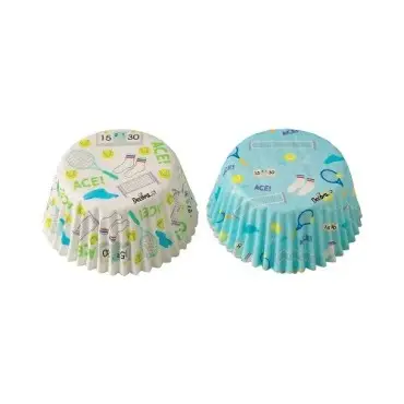 Decora Tennis Cupcake Cases 36 Pieces