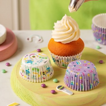 Decora Disco Cupcake Förmchen 36 Stück