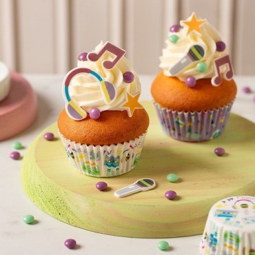 Decora Disco Cupcake Förmchen 36 Stück