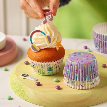 Decora Disco Cupcake Förmchen 36 Stück