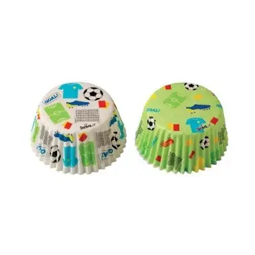 Soccer Cupcake Liners - Football Muffin Cups - Champions Cupcake Cups