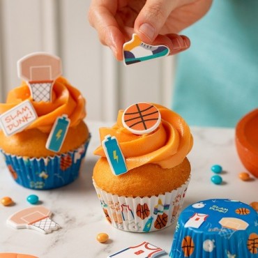 Decora Basketball Cupcake Förmchen 36 Stück