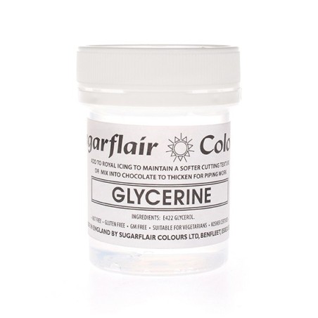 Sugarflair Colours Glycerine 45ml | Keep Fondant & Icing Smooth