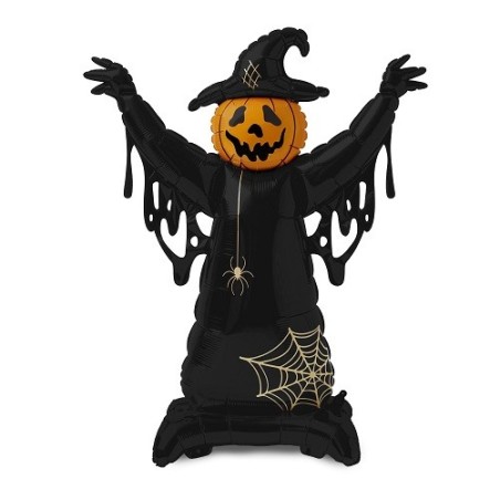 PartyDeco XXL Scarecrow Standing Halloween Balloon