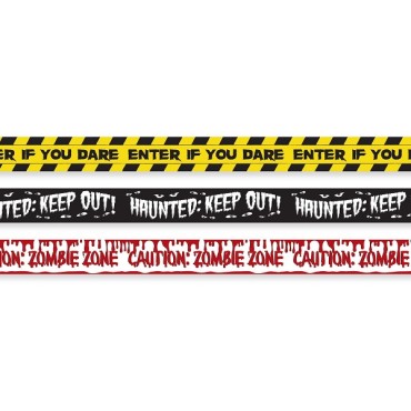 PartyDeco Halloween Absperrband Set 3x6.5m