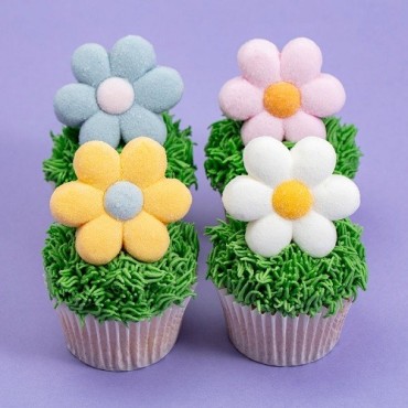 PME Pastel Flower Marshmallows 12 Pieces