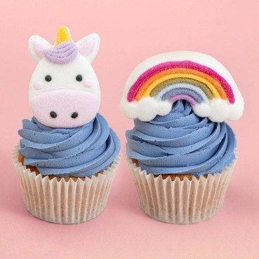 PME Marshmallow Magic Unicorn 12 Stück – Essbare Einhorn Marshmallows