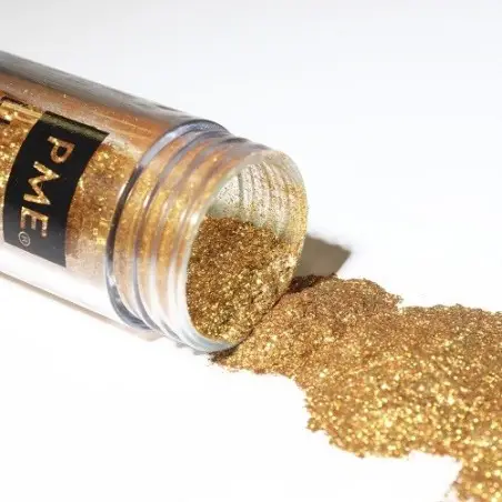 PME Edible Lustre Snow Gold 10g – Essbarer Gold Glanzpuder