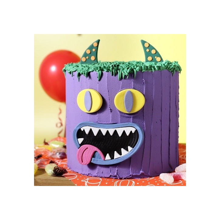 PME Halloween Kuchendekoration Monster 5-teilig – Essbare Tortendeko PME Halloween Kuchendekoration Monster 5-teilig – Essbare Tortendeko