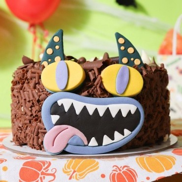 PME Halloween Kuchendekoration Monster 5-teilig – Essbare Tortendeko