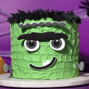 PME Halloween Frank-ly Scary Kuchendekor 5-teilig – Essbare Frankenstein Tortendekoration