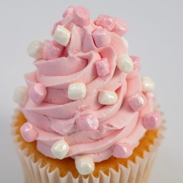PME Crunch Mallows Pink & White 86g – Knusprige Mini Marshmallows