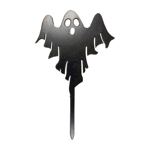 deKora Geist Torten Topper Schwarz 9.5x15.5cm