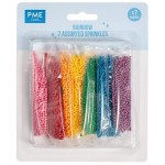 PME Rainbow Sprinkles assortiert 7 Sticks PME Rainbow Sprinkles assortiert 7 Sticks