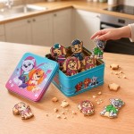 Städter Gebäckdose - Paw Patrol Türkis 21x21x10cm Städter Gebäckdose - Paw Patrol Türkis 21x21x10cm