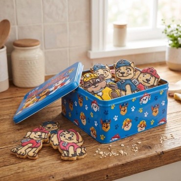 Städter Paw Patrol Gebäckdose Blau 21x21x10cm Weissblech