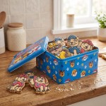 Städter Gebäckdose - Paw Patrol Blau 21x21x10cm Städter Gebäckdose - Paw Patrol Blau 21x21x10cm
