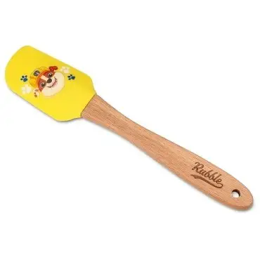 Städter Paw Patrol Teigschaber Rubble aus Holz & Silikon 19cm