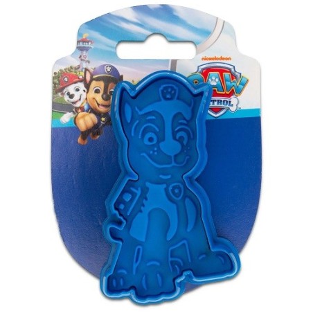 Städter Paw Patrol Chase Präge-Ausstecher mit Auswerfer 8 cm | Keksausstecher Kinder