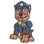 Städter Paw Patrol CHASE Cookie Cutter with Ejector 8cm