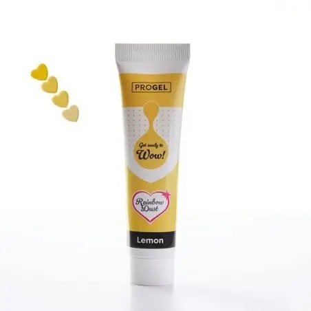 Rainbow Dust ProGel Lemon 25g | Lebensmittelfarbe Zitronengelb