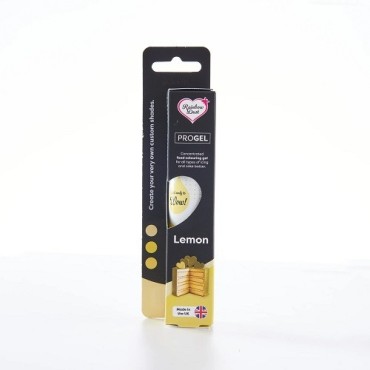 Rainbow Dust ProGel Lemon 25g | Lemon Yellow Gel Food Colour