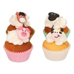FunCakes Bauernhoftiere Zuckerdekor, 12 Stück