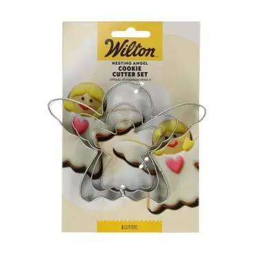 Wilton Engel Ausstecher Set 3 Stück – Edelstahl