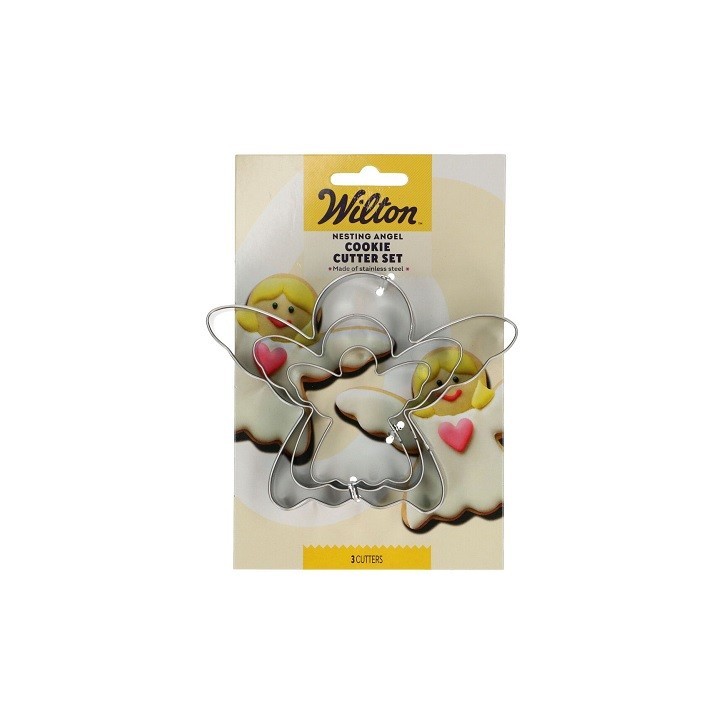 Wilton Engel Ausstecher Set 3 Stück – Edelstahl Wilton Engel Ausstecher Set 3 Stück – Edelstahl