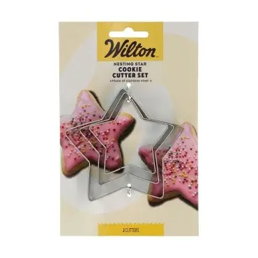 Wilton Stern Ausstecher Set 3 Stück – Edelstahl