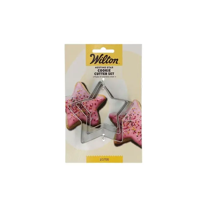 Wilton Star Cookie Cutter Set 3 Pieces