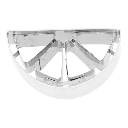 Birkmann Lemon Slice Cookie Cutter with imprint, 5.5x2.8cm