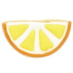 Birkmann Lemon Slice Cookie Cutter with imprint, 5.5x2.8cm