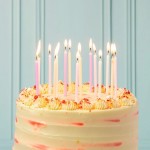 Talking Tables Birthday Candles Pastel, 16 Pcs