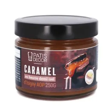 Patis Décor Salted Caramel Isigny AOP Butter 250g