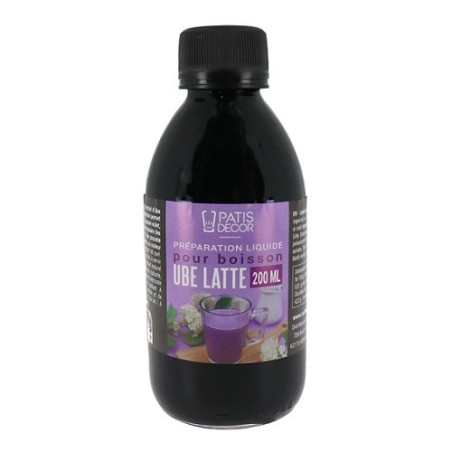 Patis Décor Ube Latte Drink Concentrate 200ml