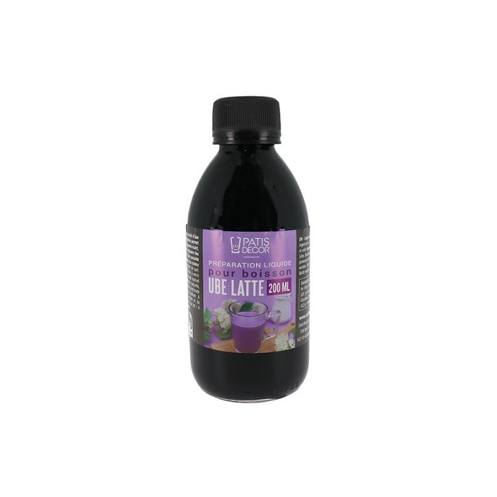 Patis Décor Ube Latte Drink Concentrate 200ml
