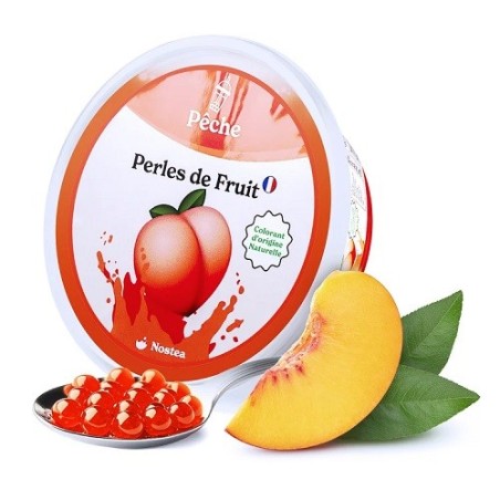 Nostea Bubble Tea Popping Boba Pfirsich 450g