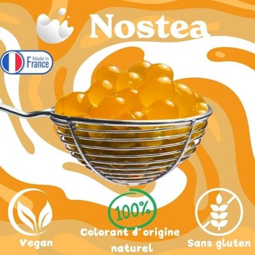 Nostea Passion Fruit Bubble Tea Popping Boba 450g
