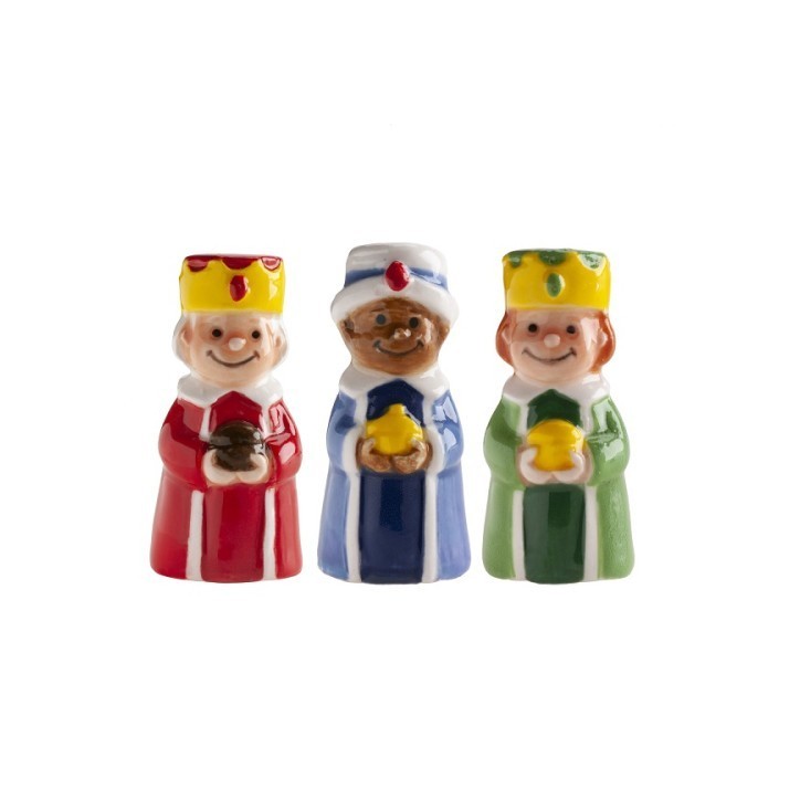 Funny King Ceramic Figurine - KING'S CAKE CERAMIC FIGURINE FUNNY KINGS